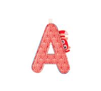 Lettre en tissu à suspendre réversible A Alice (9,5 cm)