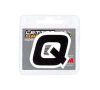 Lettre Adhésive Q Pour Vêtements, Noir, 45 Mm