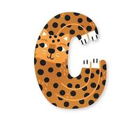 Lettre 'C' décorative en bois Animaux 7 cm Vilac® par Michelle C