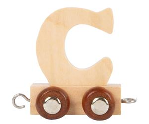 Lettre C Train en bois couleur Naturelle Small foot by Legler® -