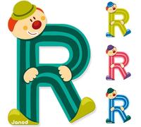 Lettre de l'alphabet Clown R