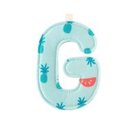 Lettre en tissu à suspendre G (9,5 cm)