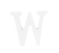 Lettre Décorative Blanc W 8cm en Bois pour Maison et Mariage | Décoration de Lettres pour Fête, Décoration de Lettres de Mariage, Halloween