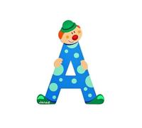 Lettre Décorative Clown En Bois : A