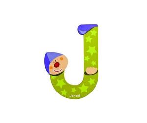 Lettre Décorative Clown En Bois : J