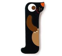 Lettre décorative 'I' en bois Animaux Amusants 6cm Scratch® - Lettre