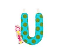 Lettre Décorative : Juliette La Chenille : Lettre U