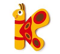 Lettre décorative 'K' en bois Animaux Amusants 6cm Scratch® - Lettre