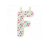 Lettre en tissu à suspendre F (9,5 cm)