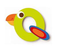 Lettre décorative 'Q' en bois Animaux Amusants 6cm Scratch® - Lettre