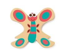 Lettre décorative 'X' en bois Animaux Amusants 6cm Scratch® - Lettre
