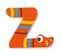 Lettre décorative 'Z' en bois Animaux Amusants 6cm Scratch® - Lettre