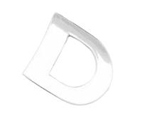 Lettre d'emblèmes et d'insignes de voiture 3D,autocollant de lettres d'emblème de voiture | Autocollants automobiles étanches à la poussière | Autocollants de robustes, autocollants Alphabet