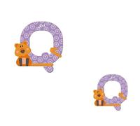Lettre en bois Animaux Q comme 'Quokka' 8 cm Sevi 1831 - Jouets en