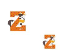 Lettre en bois Animaux Z comme 'Zèbre' 8 cm Sevi 1831 - Jouets en