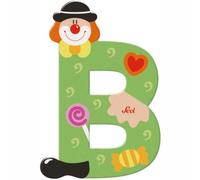 Lettre en Bois Clown B Sevi 1831 - Jouets en Bois décoration