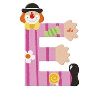 Lettre en Bois Clown E Sevi 1831 - Jouets en Bois décoration