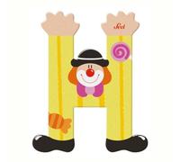 Lettre en Bois Clown H Sevi 1831 - Jouets en Bois décoration