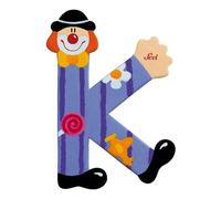 Lettre en Bois Clown K Sevi 1831 - Jouets en Bois décoration