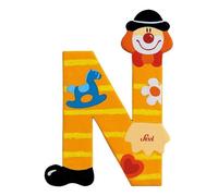 Lettre en Bois Clown N Sevi 1831 - Jouets décoration