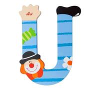 Lettre en Bois Clown U Sevi 1831 - Jouets en Bois décoration