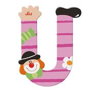 Lettre en Bois Clown U Sevi 1831 - Jouets en Bois décoration