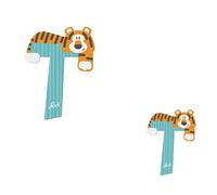 Lettre en bois - SEVI - T - 10 cm - Animaux - Décoration murale - Mixte