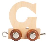 Lettre G Train en bois couleur Naturelle Small foot by Legler® -
