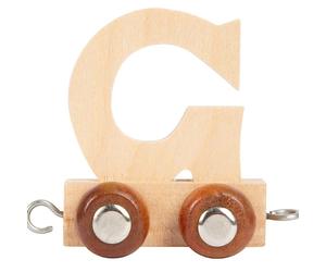 Lettre G Train en bois couleur Naturelle Small foot by Legler® -