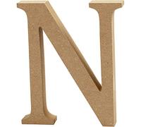 Lettre H : 8 cm, MDF, N, 1 pièce