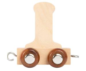Lettre I Train en bois couleur Naturelle Small foot by Legler® -
