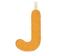 Lettre J Phosphorescente Jaune TU