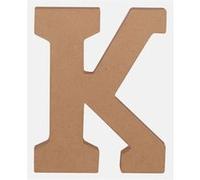 Lettre kraft 20 cm à décorer - K - Décopatch G