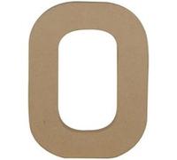 Lettre kraft 20 cm à décorer - O - Décopatch G