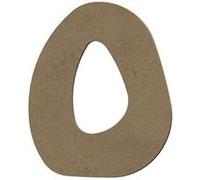Lettre majuscule O en bois MDF à décorer - 15 cm NA G