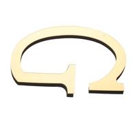 Lettre Murale G Décorative en Acrylique Doré 8 Pouces | Effet 3d Brillant, Pose Autocollante, Finition Or Résistante au Jaunissement, Chambre et Salon