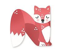 Lettre 'N' décorative en bois Animaux 7 cm Vilac® par Michelle C