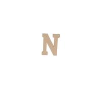 Lettre N kraft 20cm - Kraft
