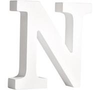 Lettre N - MDF Blanc - 11 cm - Rayher Blanc G
