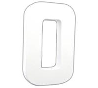 Lettre O 20,5cm - Blanc