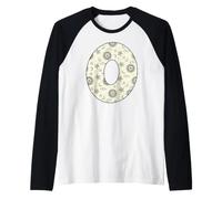 Lettre O Alphabet céleste Initiale Monogramme Manche Raglan