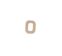 Lettre O kraft 20cm - Kraft