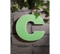 Lettre pour numéro de maison phosphorescent - ''C'' G