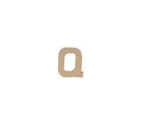 Lettre Q kraft 20cm - Kraft