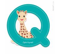 Lettre Q Sophie La Girafe Vert TU