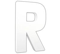 Lettre R 20,5cm - Blanc
