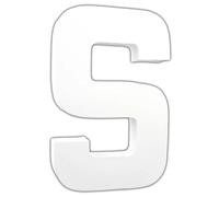 Lettre S 20,5cm - Blanc