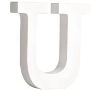 Lettre U Mdf Blanc 11 Cm