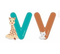 Lettre V Sophie La Girafe Vert TU