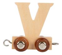 Lettre V Train en bois couleur Naturelle Small foot by Legler® -